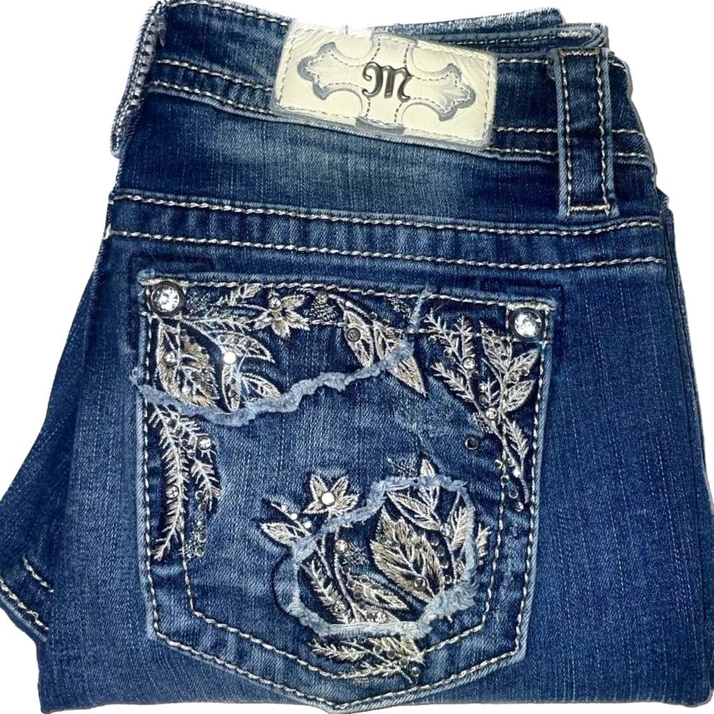 Miss Me Women's Blue and Navy Jeans